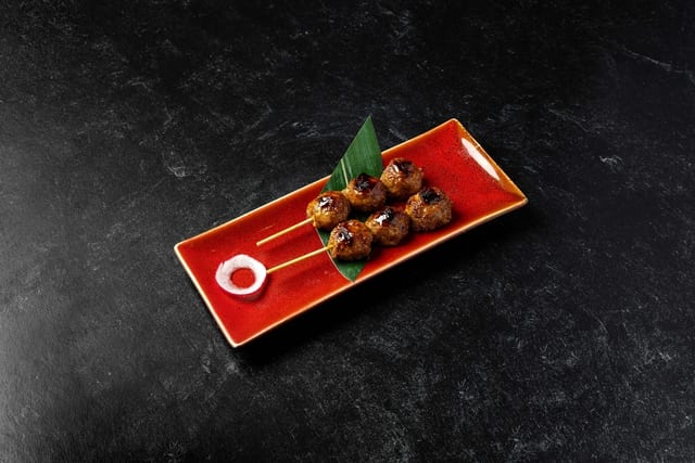 Tsukune Skewers.