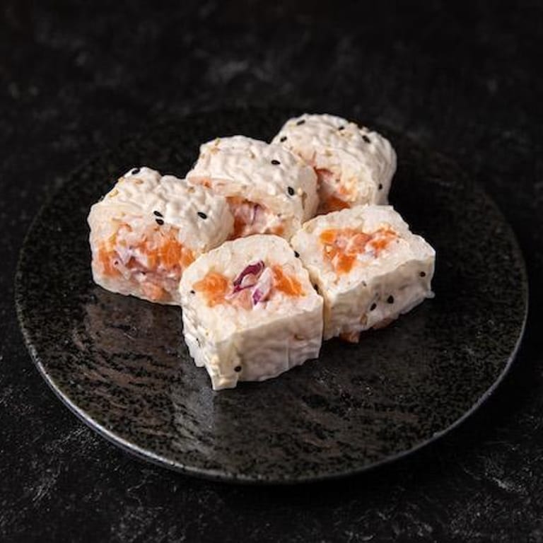 Savor our salmon roll