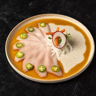 Yellowtail Sashimi with Serrano