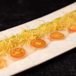 Citrus Halibut Sashimi