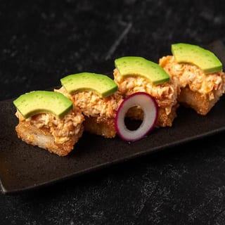 Crispy Rice Spicy Shrimp