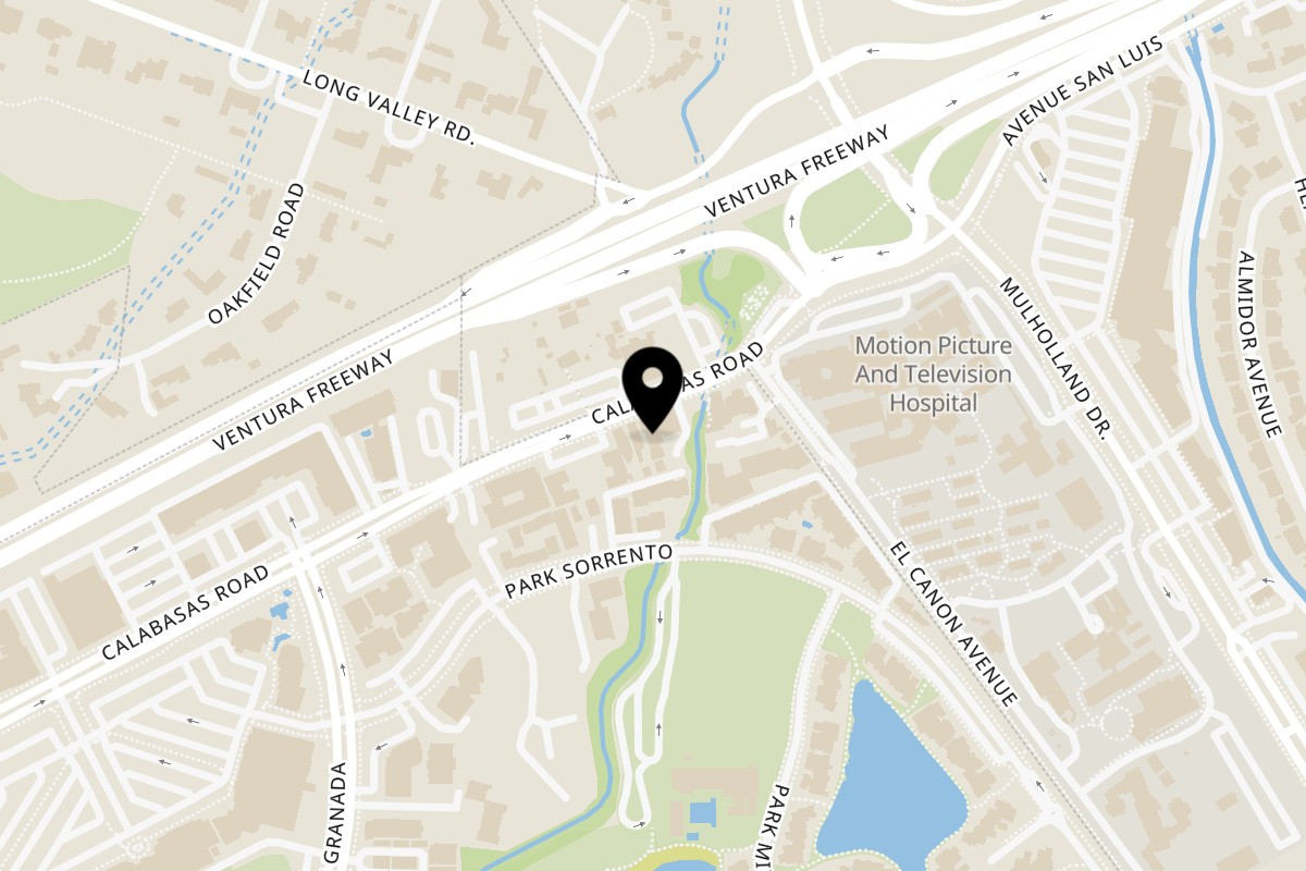 Map showing the location of Yume Sushi Bar Yume Sushi Bar - Calabasas on 23536 Calabasas Rd in Calabasas